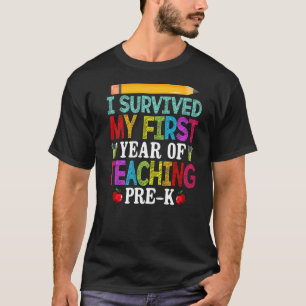 Ich überlebte mein 1. Jahr des Unterrichts vor dem T-Shirt