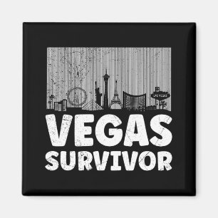 Ich überlebte meine Reise nach Las Vegas Magnet