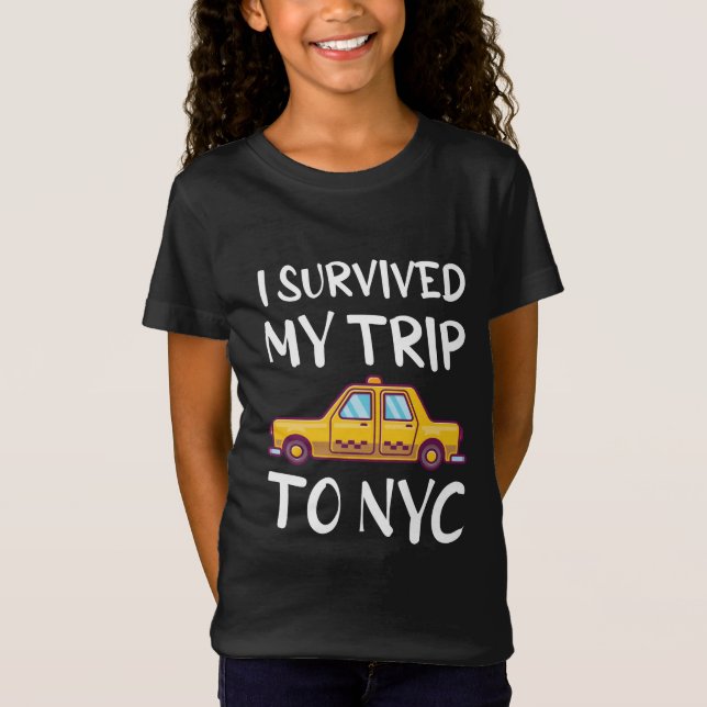 Ich überlebte meine Reise zum NYC T-Shirt (Vorderseite)