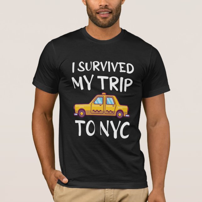 Ich überlebte meine Reise zum NYC T-Shirt (Vorderseite)