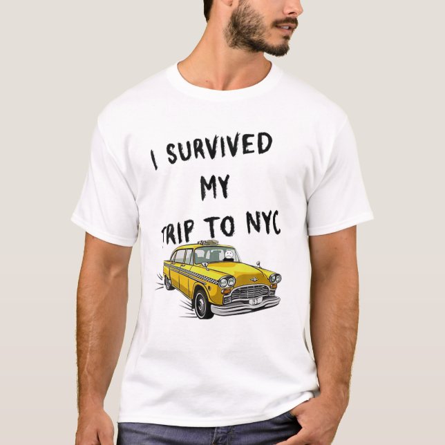 Ich überlebte meine Reise zum NYC T-Shirt (Vorderseite)