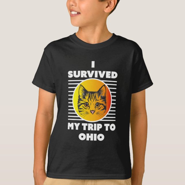 Ich überlebte meine Reise zum Ohio-T - Shirt (Vorderseite)