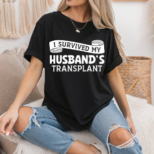 Ich überlebte meinen Transplantatempfänger Ribbon T-Shirt