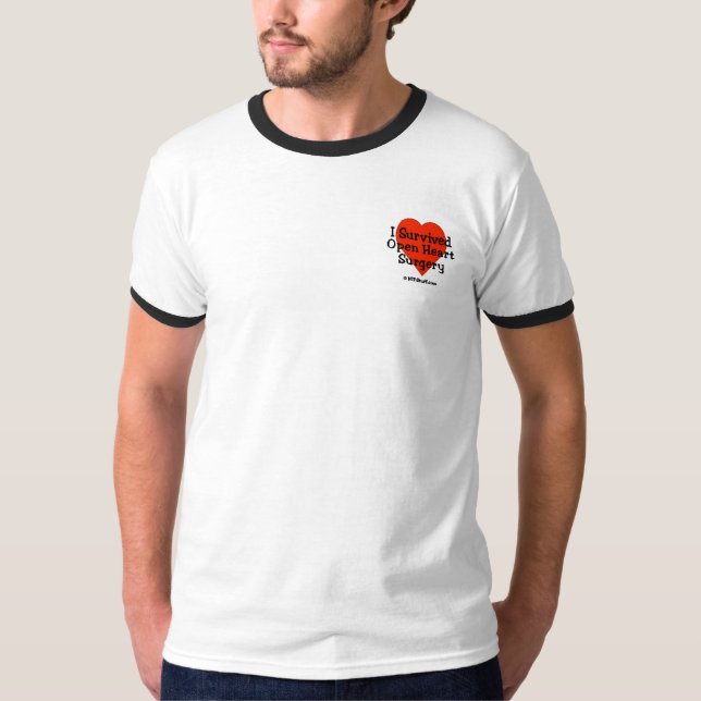 Ich überlebte offene Herz-Operation T-Shirt (Vorderseite)