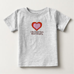 Ich überlebte offenes Herz Surgery2 Baby T-shirt