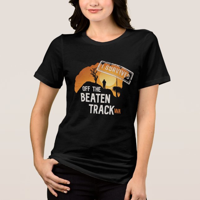 Ich überlebte OTBT - Ladys Tri-Blend-T - Shirt (Vorderseite)