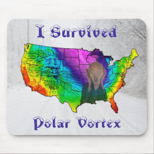 Ich überlebte Polar Vortex Mousepad