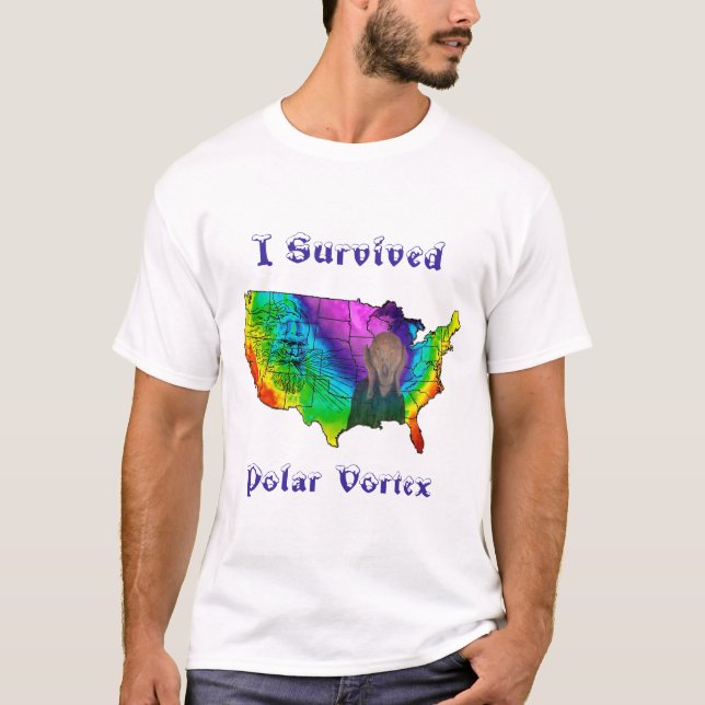 Ich überlebte Polar Vortex T-Shirt (Vorderseite)