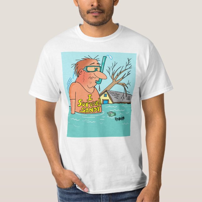 ICH ÜBERLEBTE SANDY-T - SHIRT (Vorderseite)