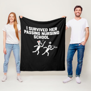 Ich überlebte sie bei der Krankenschwester der Kra Fleecedecke