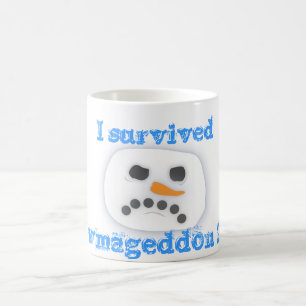 Ich überlebte Snowmageddon 2010 Tasse