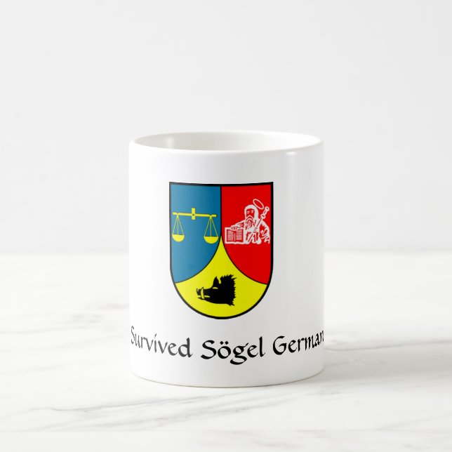 Ich überlebte Sögel Deutschland Schale Kaffeetasse (Mittel)