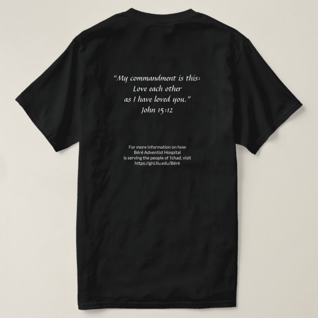 Ich überlebte Tchad-T - Shirt (Design Rückseite)