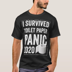 Ich überlebte Toilettenpapier Panik 2020 T-Shirt