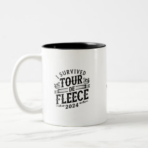 Ich überlebte Tour de Fleece 2024 Personal Zweifarbige Tasse