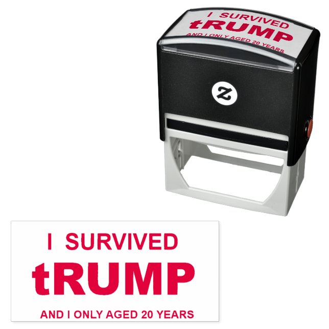 Ich überlebte tRUMP Permastempel (Beispiel)
