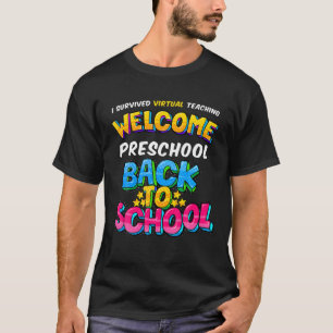 Ich überlebte virtuelles Unterrichten zurück zur S T-Shirt