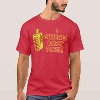 Ich überlebte Vogon Poetry Design Mädchen T-Shirt