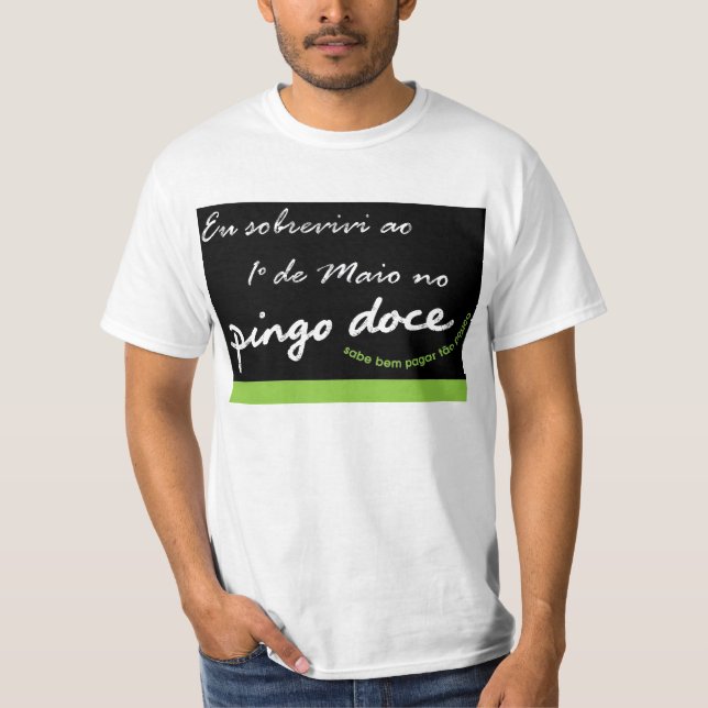 Ich überlebte zu 1º von dem Mai im süßen Tropfen T-Shirt (Vorderseite)