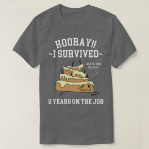 Ich überlebte zwei Jahre auf dem Jubiläum der Ange T-Shirt