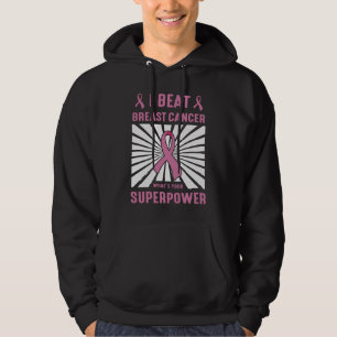 Ich überlegene Brustkrebserkrankung Supermachtspas Hoodie
