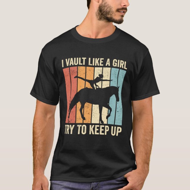 Ich überwinde wie ein Mädchen, versucht mitzuhalte T-Shirt (Vorderseite)