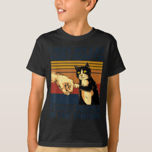 Ich Umarme Meine Katze, Damit Ich Leute Nicht Auf T-Shirt