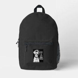 Ich Umarme Meinen Weimaraner, Damit Ich Leute Nich Bedruckter Rucksack