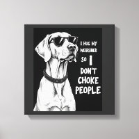 Ich Umarme Meinen Weimaraner, Damit Ich Leute Nich