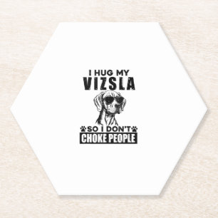 Ich umarmte meinen Vizsla, sodass ich nicht Leute  Untersetzer