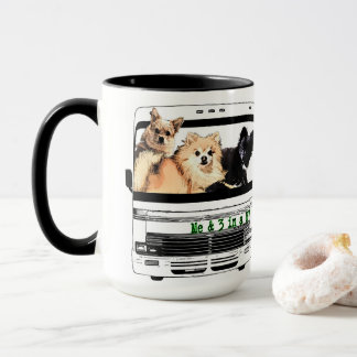 Ich und 3 in einer RV-Kaffee-Tasse Tasse
