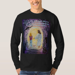 Ich und Jesus laufen langärmeligen T - Shirt