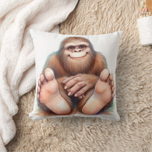 Ich und mein Bigfoot Kissen