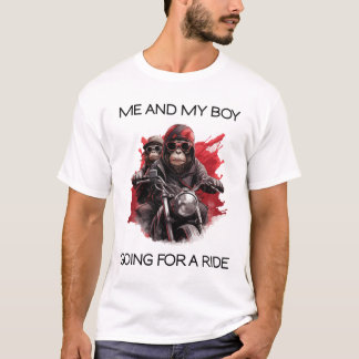 Ich und mein Junge fahren T-Shirt