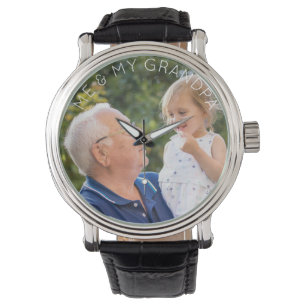 Ich und mein Opa Custom Child Foto Armbanduhr