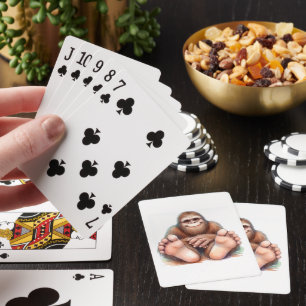 Ich und meine Bigfoot-Spielkarten Spielkarten