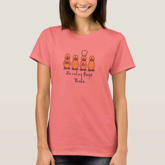 Ich und meine Pieps Bake T-Shirt (Vorderseite)