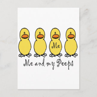 Ich und meine Pieps Postkarte