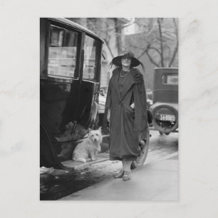 Ich und meine Westie, 1920er Postkarte