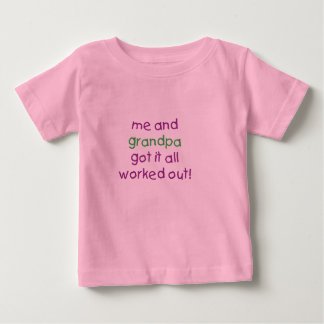Ich und Opa Baby T-shirt
