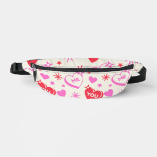 Ich und Sie Romantic Hearts Fanny Pack Bauchtasche