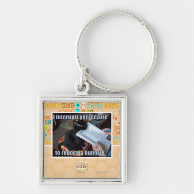 Ich unterbreche YER Leezure Schlüsselanhänger (Vorne)