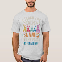 Ich unterrichte das Niedlichste Bunnies Personalis T-Shirt