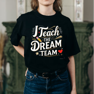 Ich unterrichte das Traumteam | Niedliches Teacher Tri-Blend Shirt