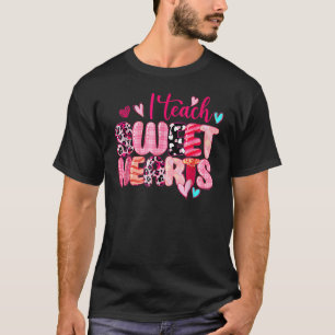 Ich unterrichte den Lehrer Valentinstag T-Shirt