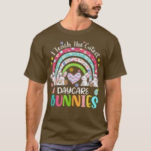 Ich unterrichte den Niedlichen Bunnies-Tagesbetreu T-Shirt