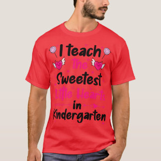 Ich unterrichte den süßesten kleinen Herz-Kinderga T-Shirt