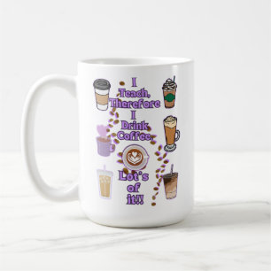 Ich unterrichte deshalb Kaffee Kaffeetasse