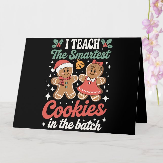 Ich unterrichte die klügsten Cookies im Stapellehr Karte (Orchidee)