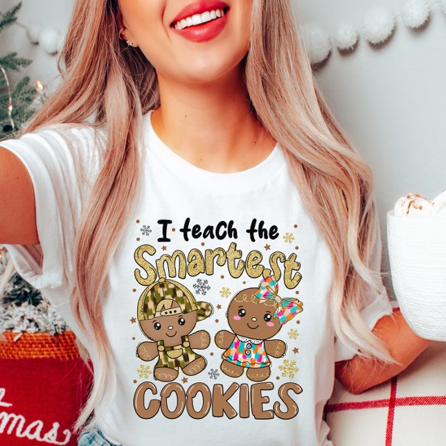 Ich unterrichte die klügsten Cookies Weihnachten T-Shirt (Von Creator hochgeladen)